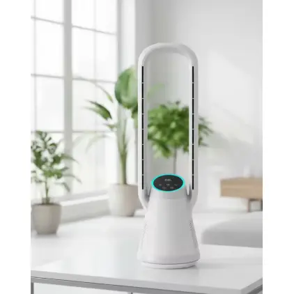 Huishoudelijke bladloze ventilator Stille luchtreinigerventilator met afstandsbediening
