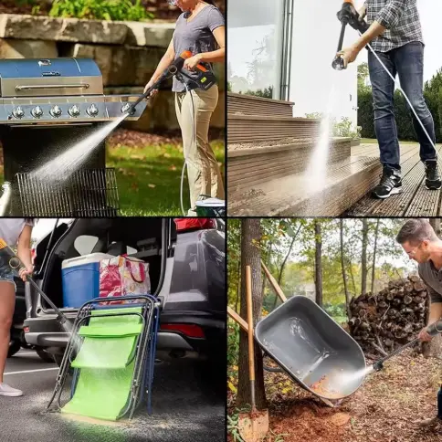 Automotive Power Pressure Washer With Spray Gun